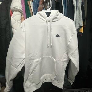 Nike Men's White Hoodie with Black Logo brand new with no tags